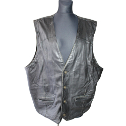 KAMIZELKA MOTOCYKLOWA SKÓRA rozm. 60